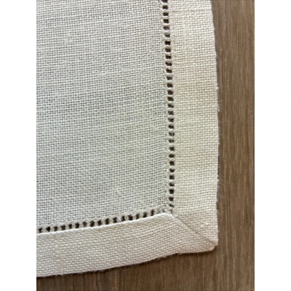 Sferra CLASSICO Hem stitched  Placemats & Napkins  Set Of 4 Each Italian Linen